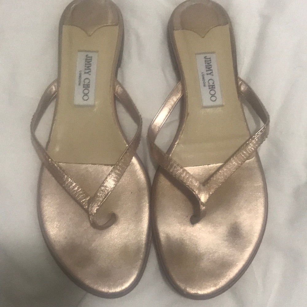 Leather Flat Sandals/thongs made in Italy